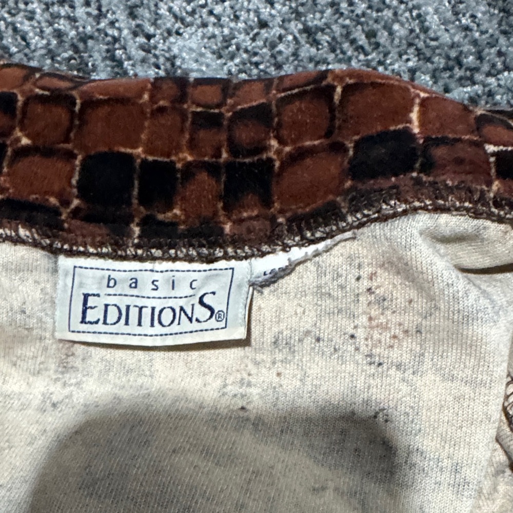 Basic Editions Brown Patterned Shirt - image 7